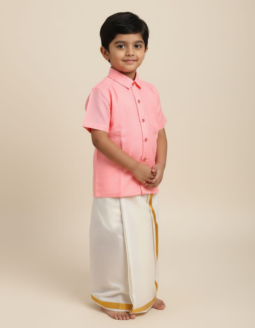 Boy Shirt & Dhoti - DS4