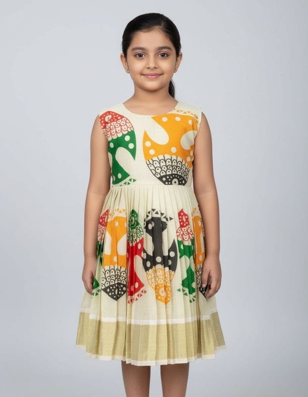 Traditional Kids Frock - FR15