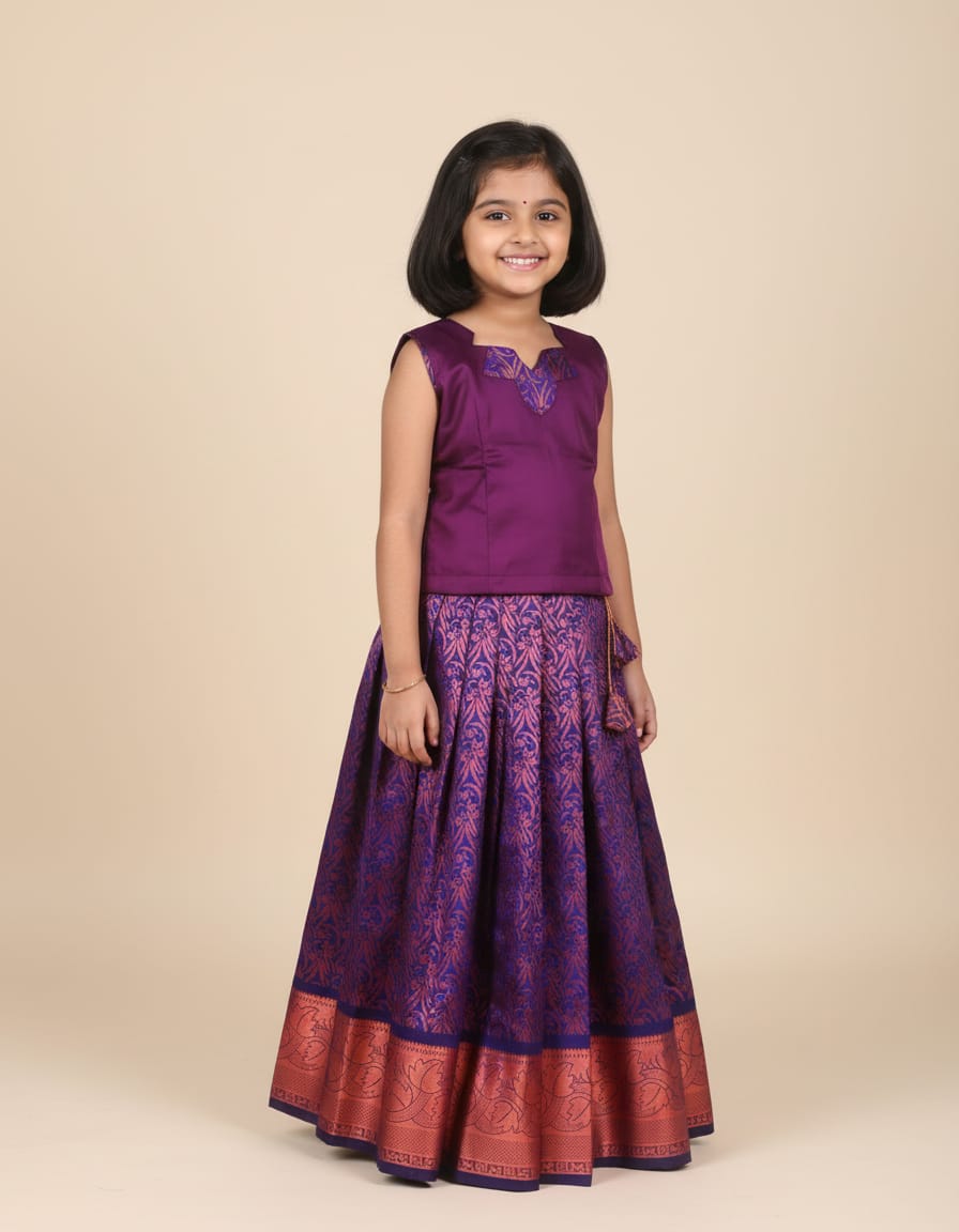 Pattupavada Blouse - MN12
